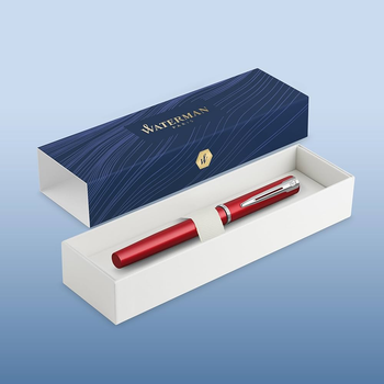 Pióro wieczne Waterman Allure Metal Red Fountain Pen Niebieskie (3026980681944)