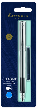 Pióro wieczne Waterman Allure Fountain Pen Metallic Marrel Chrome Niebieskie (3501170174951)