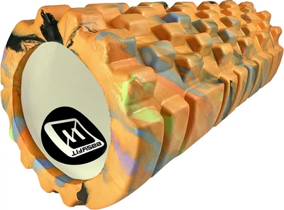 Массажный ролик-валик для МФР и йоги EasyFit Grid Roller v.1.1 33х14 см роллер для спины EF-2021-OR 33х14 см Multi Оранжевый (5600999)