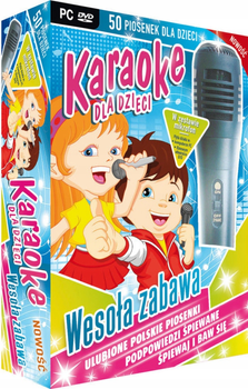 Gra na PC: Karaoke dla dzieci wesoła zabawa z mikrofonem (Płyta DVD) (5907595772761)