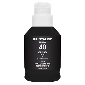Чорнило для Canon PIXMA G6040 PRINTALIST GI-40 Black 190г PL40BP