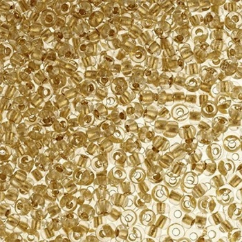Бісер 68106 Чеський Preciosa 10/0, Прозорий райдужний TR, Коричневий, Круглий, 50 г