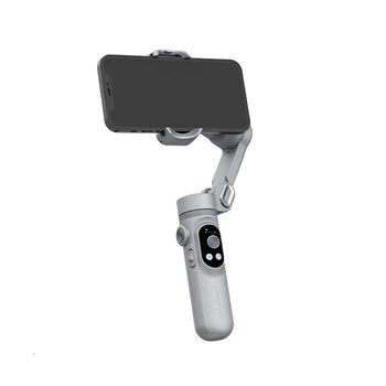 Стабілізатор для смартфона 3-осьовий AOCHUAN Smart X (знімний акумулятор 18650, LED-панель), сірий