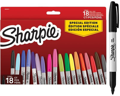 Набір маркерів Sharpie Permanent Marker Fine Special Edition 18 шт (3026982040152)