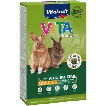 Корм для декоративних кроликів та гризунів Vitakraft Special Adult 600 г (MLZ6566)