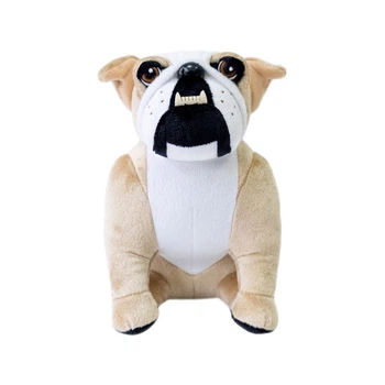 Мягкая игрушка WP Merchandise собака бульдог Коржик 20 см (m515545)