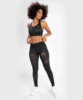 Женские леггинсы Venum Women Santa Muerte Dark Side - Legging - Black Brown (VENUM-04810-124-S)