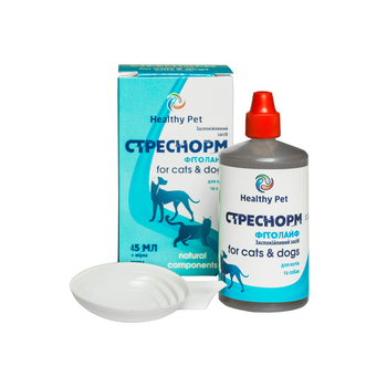 Суспензия для снятия стресса для собак и котов Healthy Pet Стресснорм 45 мл 309151