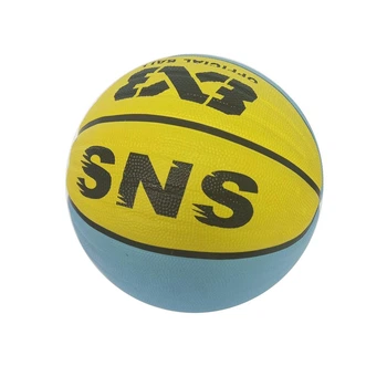 Мяч баскетбольный SNS размер 7 Yellow/Blue 17704067