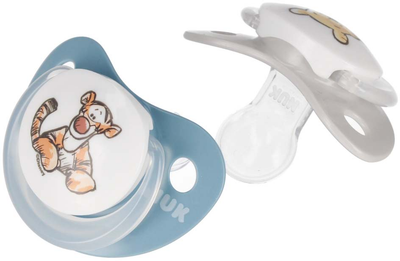 Пустушка Nuk Disney Baby Вінні та Тигруля 0-6 місяців 2 шт (4008600440130)