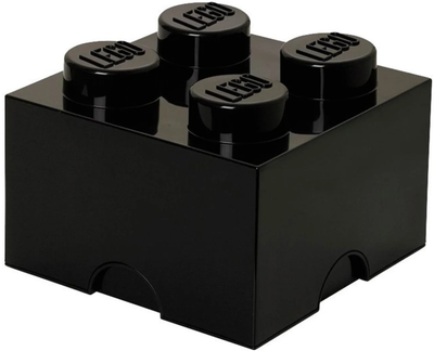 Pojemnik do przechowywania LEGO Storage Brick 4 Czarny (40031733)