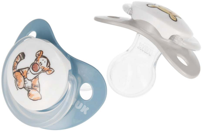 Smoczek Nuk Disney Baby Puchatek i Tygrysek 6-18 miesięcy 2 szt (4008600440468)