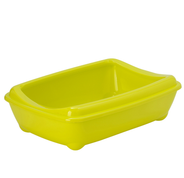 Туалет для котов Moderna Arist-O-Tray Large с бортиком желтый 50х38х14 см C192329
