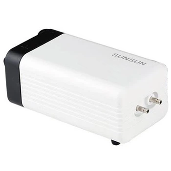 Компрессор для аквариума SunSun CT-402 регулируемый двухканальный 4 Вт 2х2.8 л/мин до 330 л