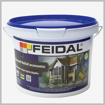 Фасадна структурна фарба Feidal Fassad-Relief economic 10 л