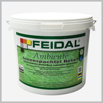 Декоративная рельефная штукатурка Feidal Innenspachtel Relief 25кг