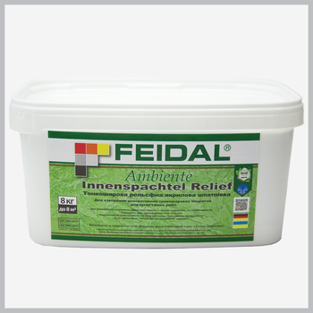 Декоративная рельефная штукатурка Feidal Innenspachtel Relief 8кг