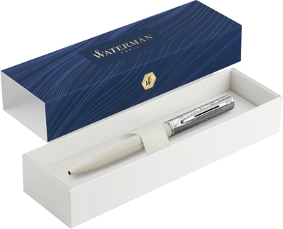 Кулькова ручка Waterman Allure Deluxe White Синя (3026981745171)