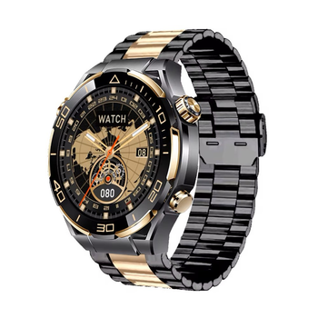 Смарт часы Smart Splendid Max Мужские 2 ремешка Black-Gold