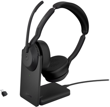 Słuchawki Jabra Evolve2 55 Link380c UC Stereo with Desk Stand Black (25599-989-989)