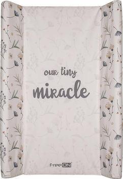 Детский пеленальный коврик FreeOn с плотным дном Tiny miracle 50x70x10 см (FO0199)