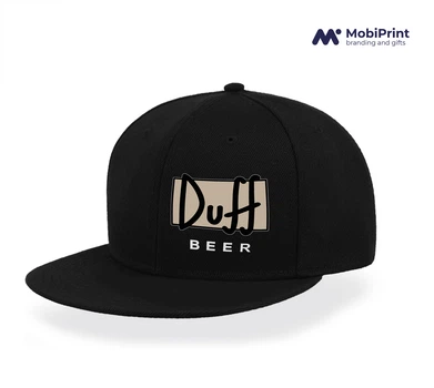 Кепка Snapback Симпсоны Дафф (The Simpsons Duff Beer) Черный (9276-1995-BK)