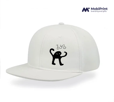 Кепка Snapback Черный кот (ЪуЪ СКА) Белый (9276-1331-WT)