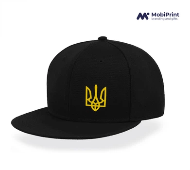 Кепка Snapback Герб Украины Черный (9276-3790-BK)