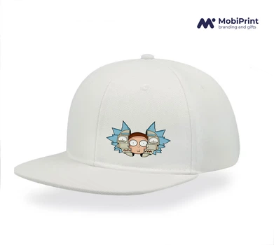 Кепка Snapback Рик и Морти Белый (9276-2068-WT)