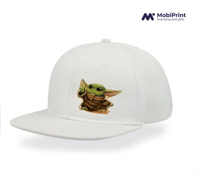 Кепка Snapback Грогу Йода(Grogu Baby Yoda) Белый (9276-3520-WT)