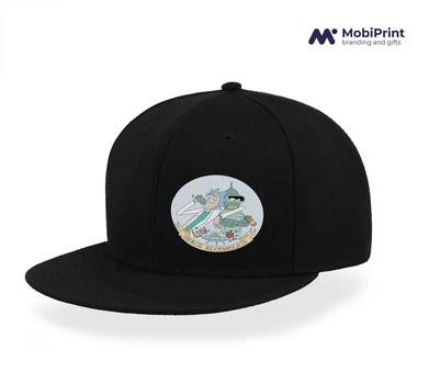Кепка Snapback Рик и Бендер (Футурама и Рик и Морти) Черный (9276-2081-BK)