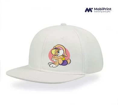 Кепка Snapback Лола Банни Луни Тюнз (Lola Bunny Looney Tunes) Белый (9276-2885-WT)