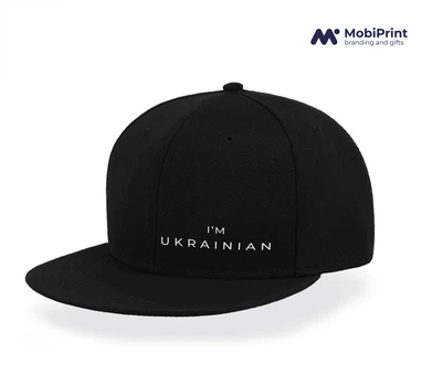 Кепка Snapback Я – украинец Черный (9276-3751-BK)