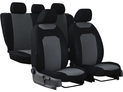 Авто чехлы GEELY FC 2006-2011 (2002-2011) Pok-ter CARO с серой вставкой