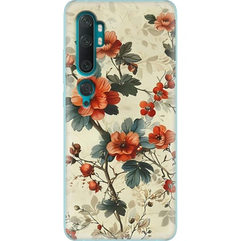 Силіконовий Чохол з Картинкою для Xiaomi Mi Note 10 Pro Принт (Квітка Сакура) (038537-ysm008)