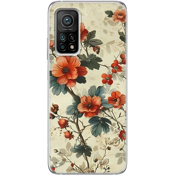 Силіконовий Чохол з Картинкою для Xiaomi Mi 10T Pro Принт (Квітка Сакура) (041069-ysm008)