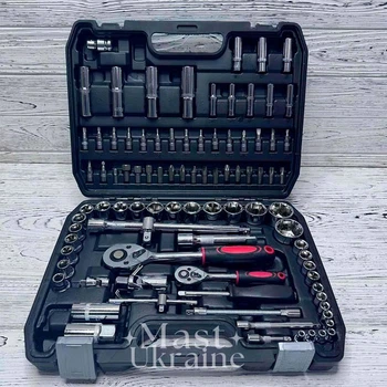Універсальний набір інструментів 94 од. в кейсі 1/2" та 1/4" - FFRR-7711
