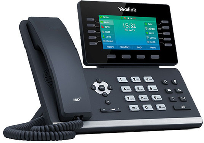 Telefon IP Yealink SIP-T54W Black (1301081)