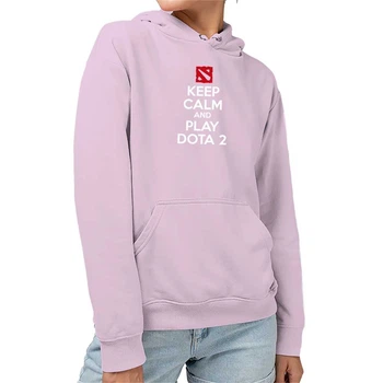 Худі жіноче JHK "Keep calm and play DOTA 2" L Рожевий (MD-21-8068-20-24)