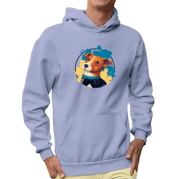 Худі чоловіче JHK "Пес патрон" L Блакитний (MD-26-7889-20-12)