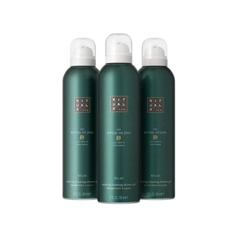 Пенящийся гель для душа RITUALS Value Pack от The Ritual of Jing, 3x200 мл — со священным лотосом, мармеладом и китайской мятой