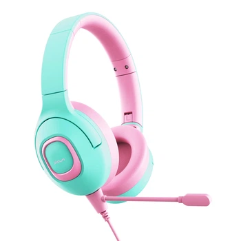 Проводные наушники для детей Picun Q5 Mint Powder