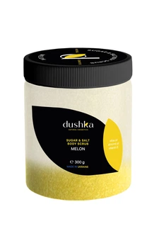 Цукрово-сольовий скраб для тіла Dushka Диня 300 г
