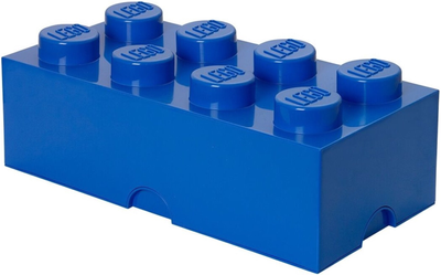 Pojemnik w kształcie klocka LEGO Storage Brick 8 Niebieski (40041731)