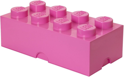 Pojemnik w kształcie klocka LEGO Storage Brick 8 Różowy (40041739)