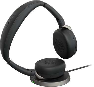 Навушники Jabra Evolve2 65 Flex Link380a MS Stereo with Charging Stand Black (26699-999-989)