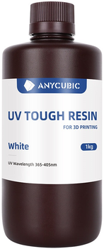 Еластична міцна смола Anycubic для 3D принтера Біла 1 кг (SRXWH-103A)