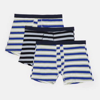 Трусы (3шт) Basic Collection XL сине зеленый полоска 14380902440