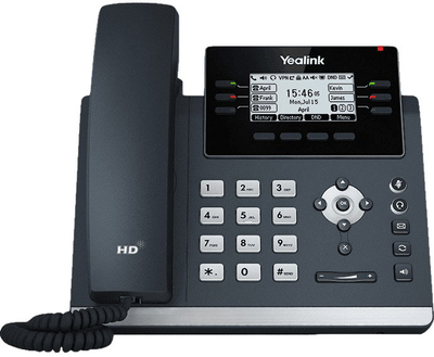Telefon IP Yealink SIP-T43U Black (1301202)