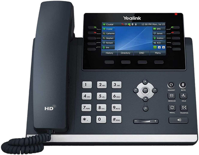 Telefon IP Yealink SIP-T46U Black (1301203)